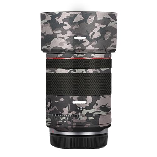 SUPBIG カメラアクセサリー ステッカー Canon キヤノン RF 50mm F1.4 L VCM 標準ズームレンズに適合する保護装飾ステッカーで、耐擦傷性、耐摩耗性を備えたカメラスキン保護フィルム、迷彩(カモブラック)