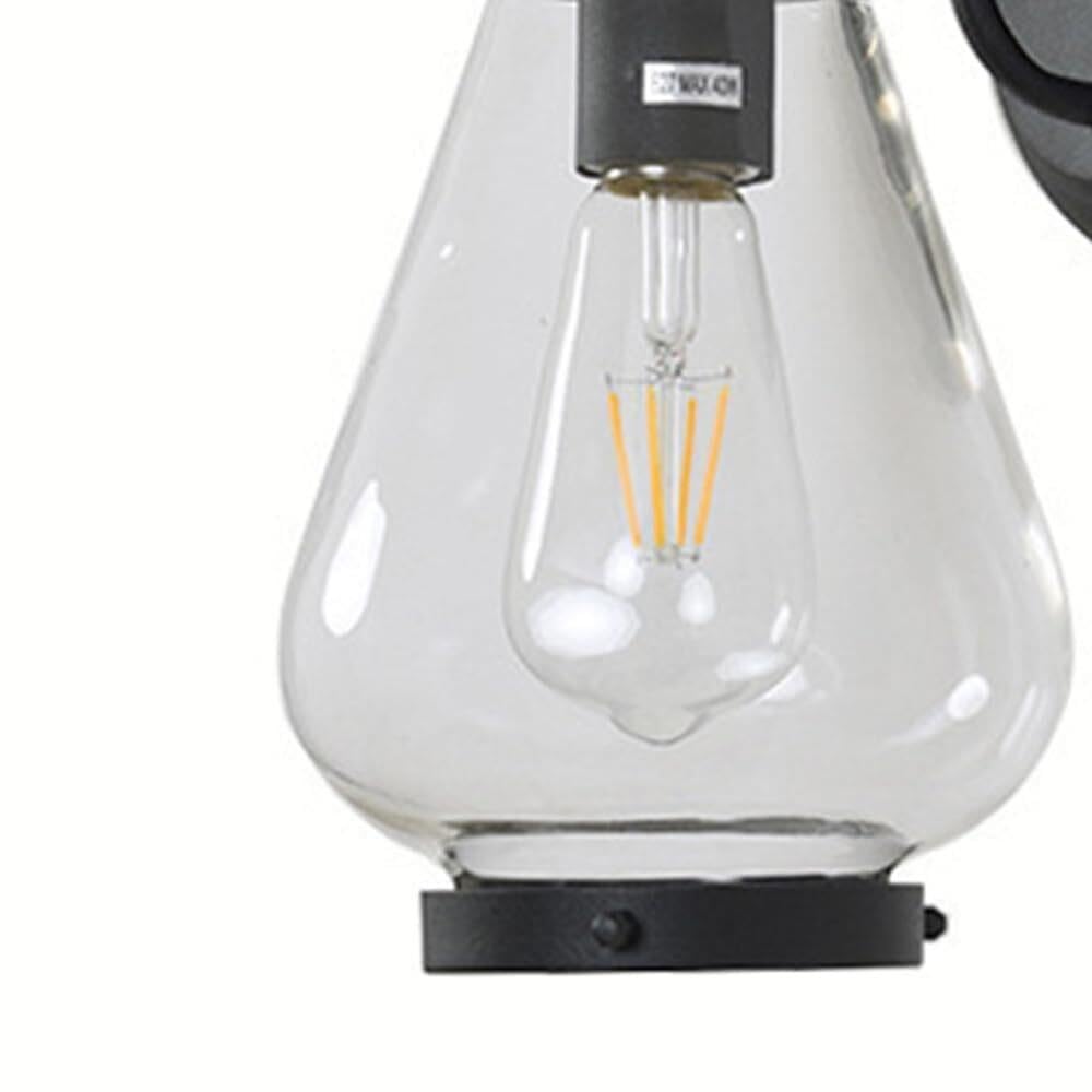 Lampada da Parete in Vetro in Stile Industriale retrò Americano