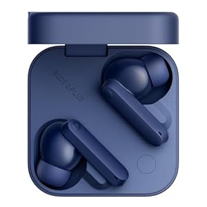 CMF Buds 2 Plus 2025 New Wireless Earbuds Adaptive Noise Cancelling, Hi-Res Audio Bluetooth Headphones, 12mm Drivers for Deep Bass, 50dB ANC 61.5H Playtime, Sport Ear Buds with 6 Mics, Blue