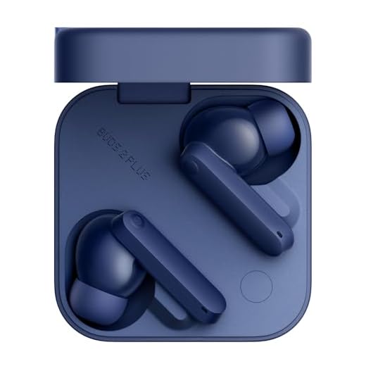 CMF Buds 2 Plus 2025 New Wireless Earbuds Adaptive Noise Cancelling, Hi-Res Audio Bluetooth Headphones, 12mm Drivers for Deep Bass, 50dB ANC 61.5H Playtime, Sport Ear Buds with 6 Mics, Blue