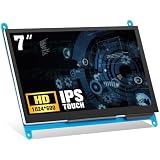 NinkBox 7 Pulgadas Raspberry Pi Pantalla Táctil, 1024×600 IPS Display, Monitor HDMI Portátil Touchscrren para Raspberry Pi 5/4B/3B+ y Win7/8/10/11