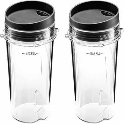 Set 2 Vasos 16oz para Licuadora Nutri Ninja miniatura 1