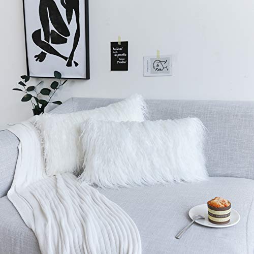 Kevin Textile Pack of 2 Decorative New Luxury Series Style Xmas Faux Fur