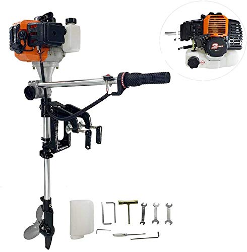 TABODD-2-Hub-3-PS-Aussenbordmotor-52CC-Aussenborder-Bootsmotor-Benzin-Mischbrennstoff-Schiffsmotor-mit-Luftkuehlsystem-fuer-Yacht