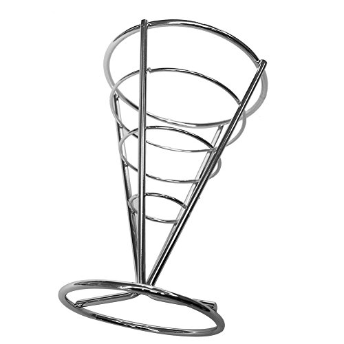 Houder voor friet van metaal, friet houder voor snackbar voor feestjes in het restaurant thuis - Image 4