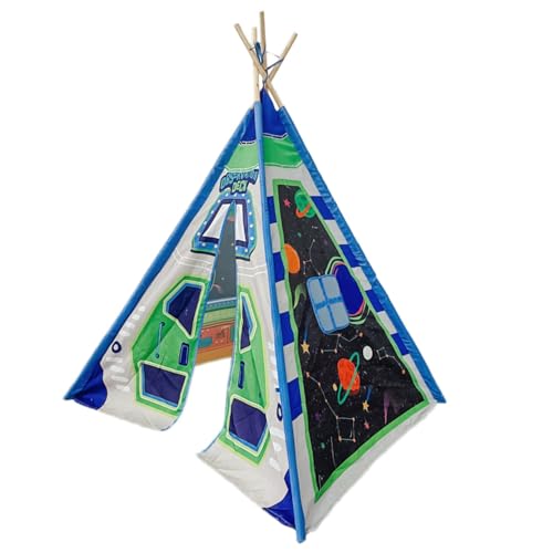 Benebomo Teepee Tenda per bambini, tenda di gioco, Tipi tenda gioco bambini, India tenda giardino interno all'aperto, casa giochi per bambini, 43 * 43 * 55in