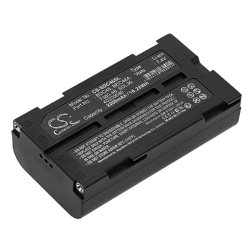 Capacità: 2200mAh TECHTEK Batteria 2200mAh compatibile con [Sokkia] a SET300, DL30, GIR1600 DGPS Receiver, GIR1600 GPS Receiver, GM52-S, GRS-1, GRS-1 Mobile GIS Mapping System, GRS1700 CSX, LDT520 Laser Digital Th FBA