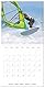 Planche à voile: Eau, écume et vagues (Calendrier mural carré 2026 30 x 60 cm (ouvert)) Calendrier double avec une page pour vos prises de notes