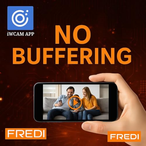 Image of FREDI HD PLUS WiFi Indoor Security Camera 1080P Full HD Live View Mobile Motion Detection Loop Recording AC Power 32GB Inbuilt Storage Plug Camera