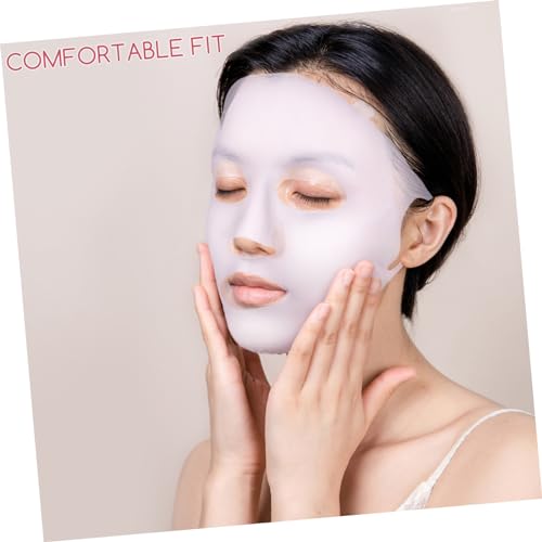 5 Pcs Reusable Silicone Face Masks, Moisturizing Mask Holders for Skincare, Comfortable - Image 4