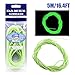 16.4ft Fishing Glow Tube, Green Luminous Deep Sea Soft Plastic Tube Gear for Night Fishing Deep Drop Rig