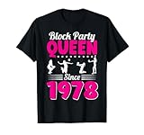 Photo Gallery block party queen since 1978 volleyball 46th birthday maglietta Photo Gallery block party queen since 1978 volleyball 46th birthday maglietta