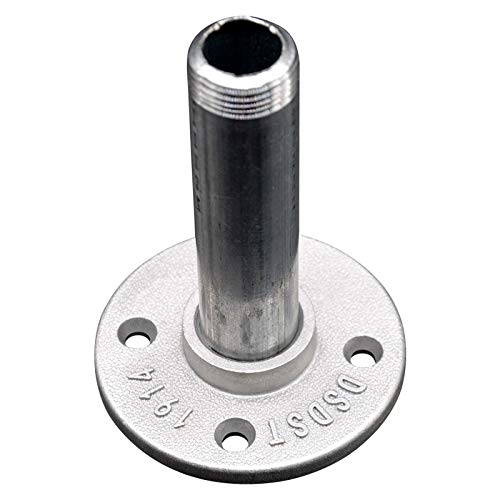 10 Flange Da Pavimento Filettate 1/2 Pollice - In Lega Alluminio Per Mobili E Decorazioni Industriali - Foto 8