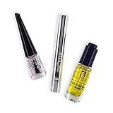 Herome 3-in-1 Maniküre Set mit Nagelhärter & Nagelöl -1 set- verstärkt beschädigten Nägel (Nail Essentials Set Rosa)