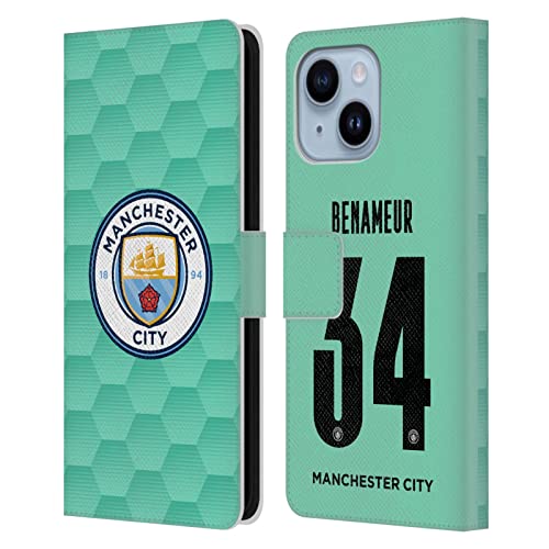 Étui iPhone 14 Plus Man City Karima Benameur Taieb Housse Cuir Foot
