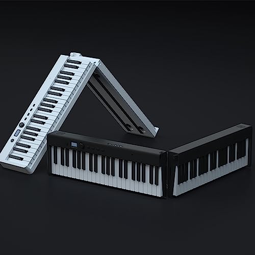 Piano électrique pliable multifonctionnel avec 88 touches pleine grandeur et 128 timbres. Construction en matériau PC, texture légère. Fourre-tout Oxford avec batterie et adaptateur de charge for un t - Les Beatles, Paul McCartney, John Lennon, RIngo Starr, George Harrison Piano électrique pliable multifonctionnel avec 88 touches pleine grandeur et 128 timbres. Construction en matériau PC, texture légère. Fourre-tout Oxford avec batterie et adaptateur de charge for un t – Image 3