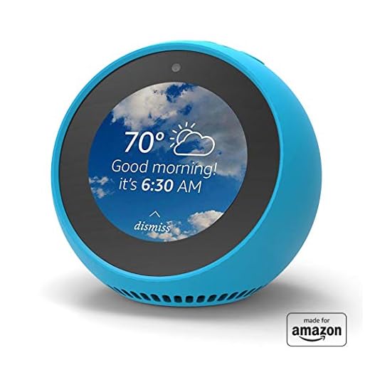 "Made for Amazon" Mission Cables Skin for Echo Spot - Bahama Blue