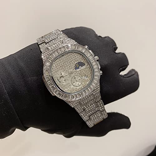 Montre full CZ diamond HALOKAIYA pour un style affirmé sans compromis - 7