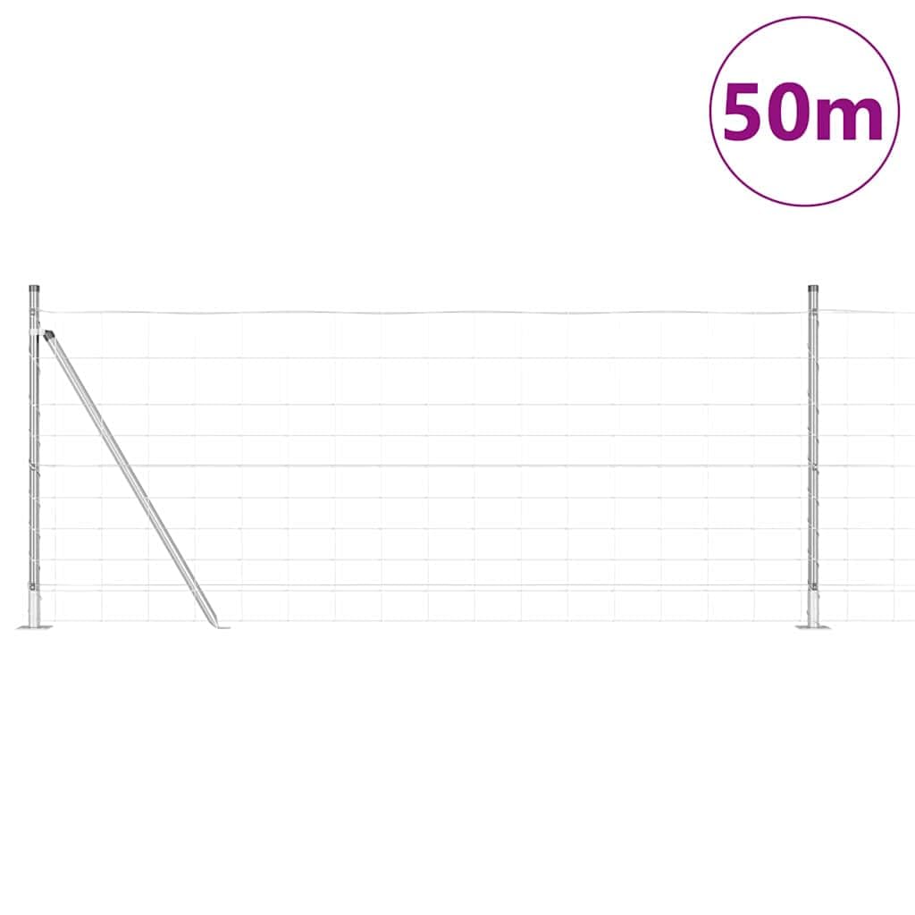 Recinzione da giardino in acciaio zincato, 500 x 100 cm, design moderno, robusto, effetto traliccio, durevole, per giardino, terrazza, balcone e stagno