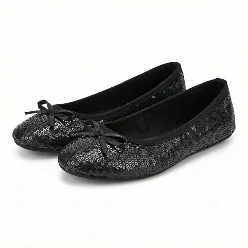 Image of Women's Foldable Ballet Flats - Portable Flat Shoes for Travel and Wedding that Fit in Your Purse