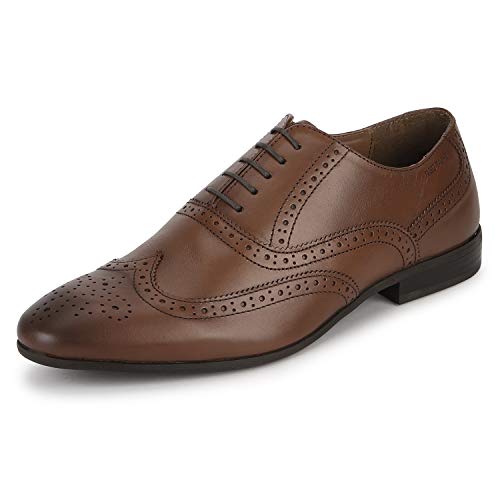 10 Best Red Tape Formal Shoes for Men: Exclusive Collections 2 Red Tape Men's Tan Brogue Shoes-6