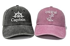 Captain Crew (Washed Black & Washed Pink)