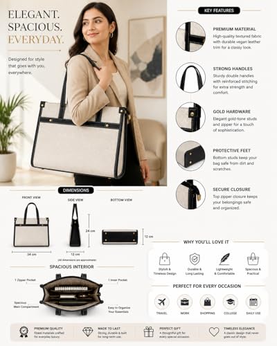 Image of Women office Tote bag | Spacious Tote