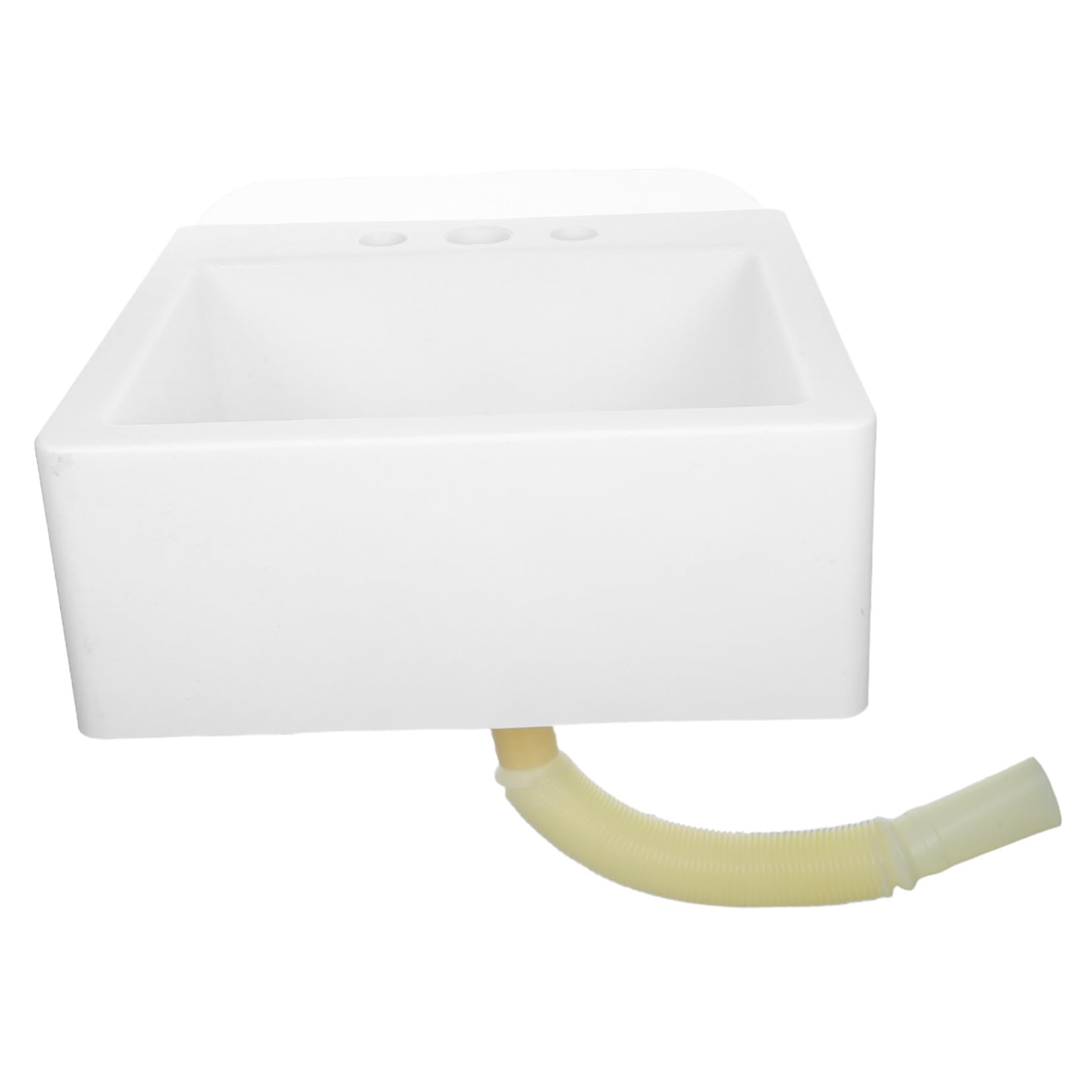Lave-mains mural plastique compact pour petits espaces et douches