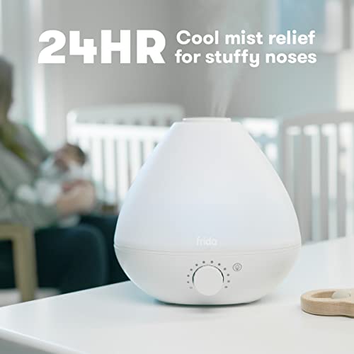 Frida Baby 3-in-1 Humidifier with Diffuser and Nightlight, White - Image 4