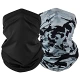 Botack Schlauchschal Halstuch Atmungsaktiv Multifunktionstuch Sonnenschutz Gesichtsmaske Bandana Loop Schal für Motorrad Laufen Wandern Fahrrad