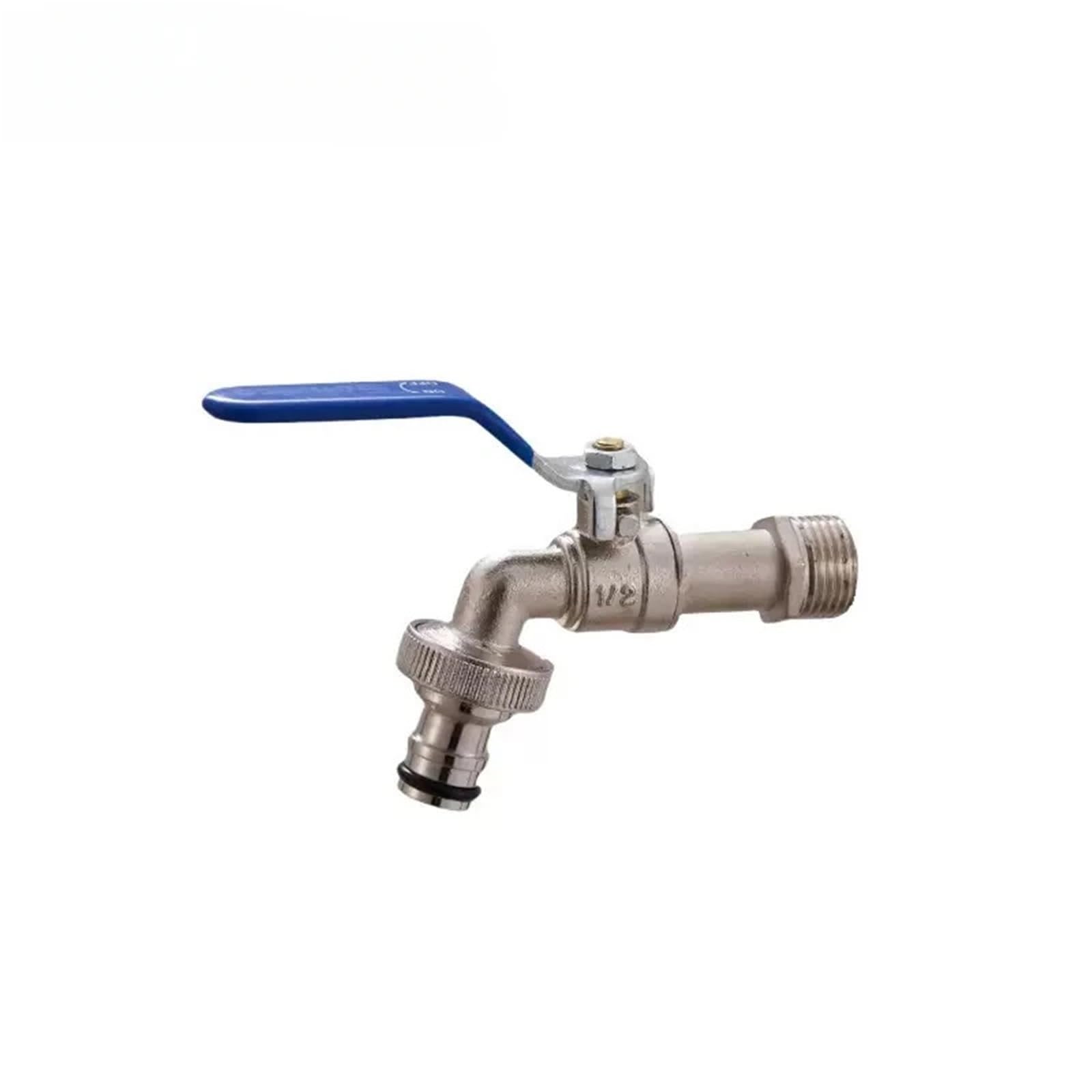 Zrhwspd Type1 Outside Garden Tap Industrial And Home Irrigation Zinc Alloy Garden Bibcocks With Dual Nipple And Outdoor Balcony Faucet Bathroom