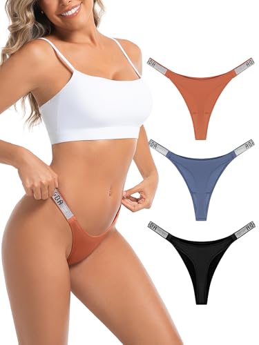 Image of Thong Women's Underwear Sexy Panties Shine Strap G-String Thongs