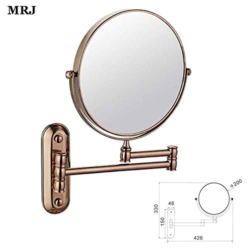 Miroir grossissant 5X mural de 8 pouces avec face double orientable - 3