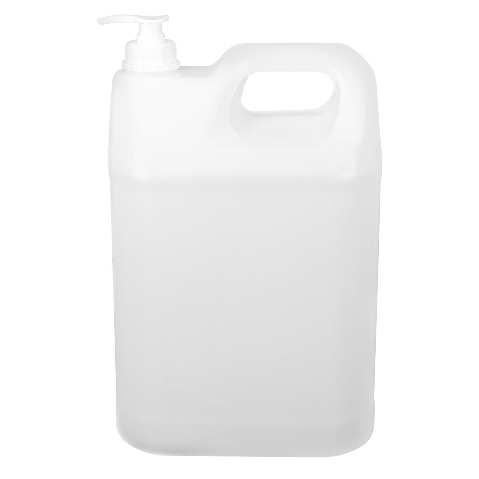 2 Stück rechteckiger Pumpflaschenspender 10L aus Kunststoff weiß nachfüllbar für Duschgel Shampoo Waschmittel Badezimmer Haushalt