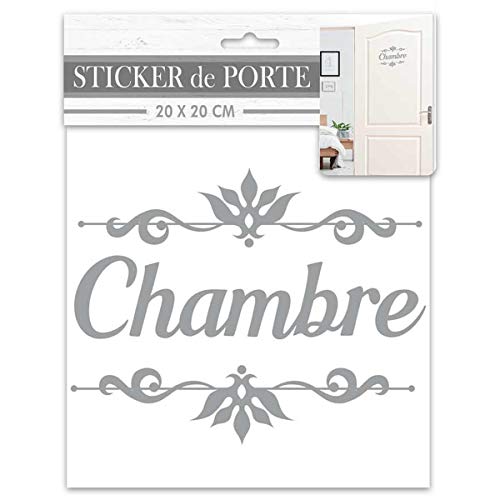 Les Trésors De Lily [R2092 - Sticker Porte 'Chambre' Gris - 20x20 cm Cover
