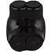 Morris Products Black Insulated 2 Conductor Splice Connector ? 250-6 Wire Range, 5/16 Allen Hex ? 2.2?L x 2.41?W x 2.22?H ? Easy Dual Entry ? Pre-Filled, Rubber Vinyl Coating, 2 Screws 97118