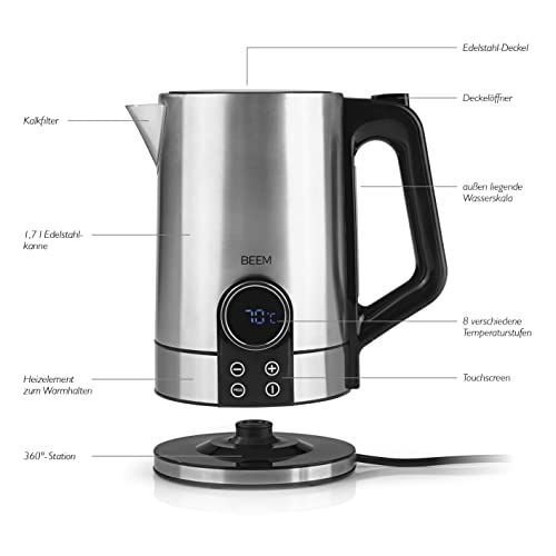 BEEM SWITCH-SET | Inkl. FRESH-AROMA-SWITCH Kaffeemaschine - Thermo + TEA-SWITCH Wasserkocher - 1,7 L | Frühstücksset… – Bild 8