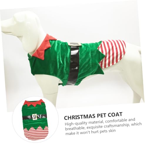Popetpop Disfraz de Duende para Perro XL Verde miniatura 6