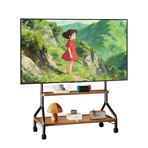 Soporte TV móvil para 32-75 pulgadas con ruedas ajustable