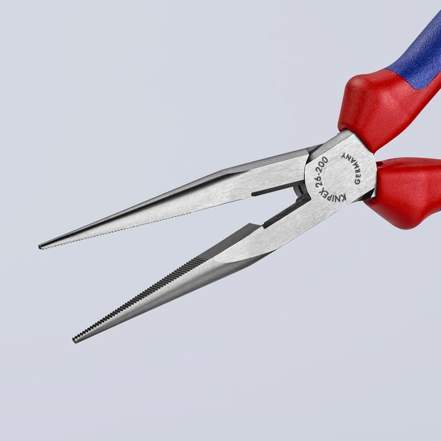 Alicate bocas rectas knipex 2612/200 herramienta de punta semirredonda 6