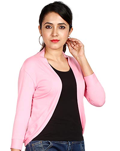 Image of Yola Women's Cotton Spandex Shrug Pullover Jacket