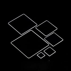 ERBER Ultradünne Quarzglasplatte für UV-Fluoreszenz Jgs1