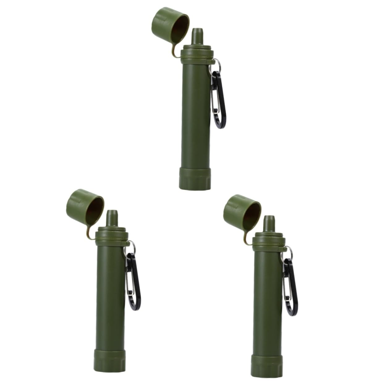 WOONEKY 3 Teiliger Wasserfilter, Tragbarer Camper Wasserfilter, Tragbarer, Rucksack, Notfall, Für Camping, Wasserreiniger Für Camping