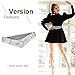 JASGOOD Women Wide Elastic Waist Belt Fashion Stretchy Dress Belt, Halloween Cosplay Belt, A-Silver