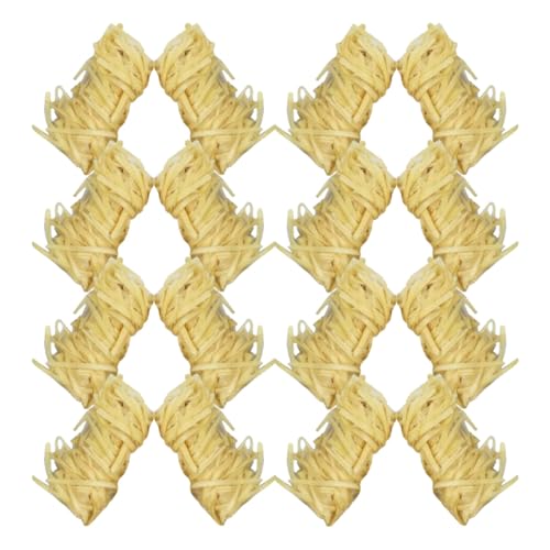 OFFSCH 50 Unidades de Naturales de Madera para Barbacoa y Camping Rollos de Leña de Combustión Rápida para Estufas y Parrillas al Aire Libre Accesorios Prácticos para Encender Fuego