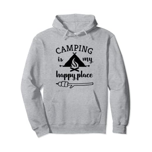 Camping Happy Place - Tienda de campaña para hoguera de verano Sudadera con Capucha
