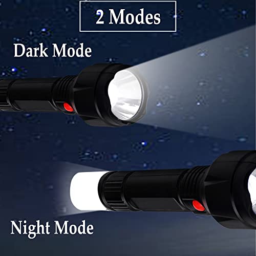 Image of Care 4 HI Voltage Bright LED Flashlight Torch for Outdoor /Home /Travel Torch (Black : Re chargea ble)