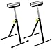 Produktbild Forest Master 2 x Unterstell-Böcke 30 cm Breit Rollen-Böcke Klappböcke höhenverstellbar + klappbar max. 60 kg
