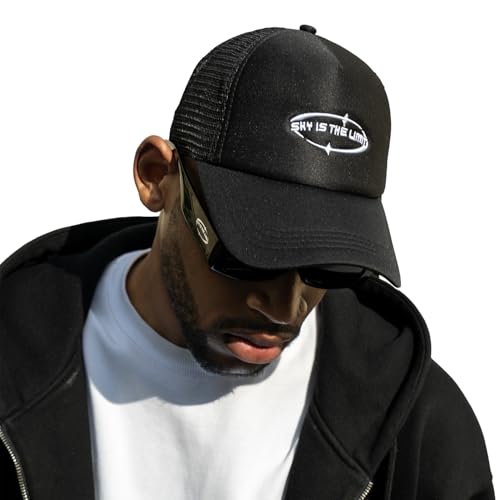 SKY IS THE LIMIT SITL Cloud Cap (DE/NL/SE/PL, Alphanumerisch, Einheitsgröße, Standard, Black)