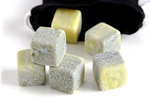 Whiskey Stones Gift Set Made in Ireland Connemara Marble Whiskey Chilling Stones Gift Set Whiskey Lovers Gifts for Men Whiskey Rocks Whiskey Stone Ireland Gifts Handcrafted in Co. Wicklow
